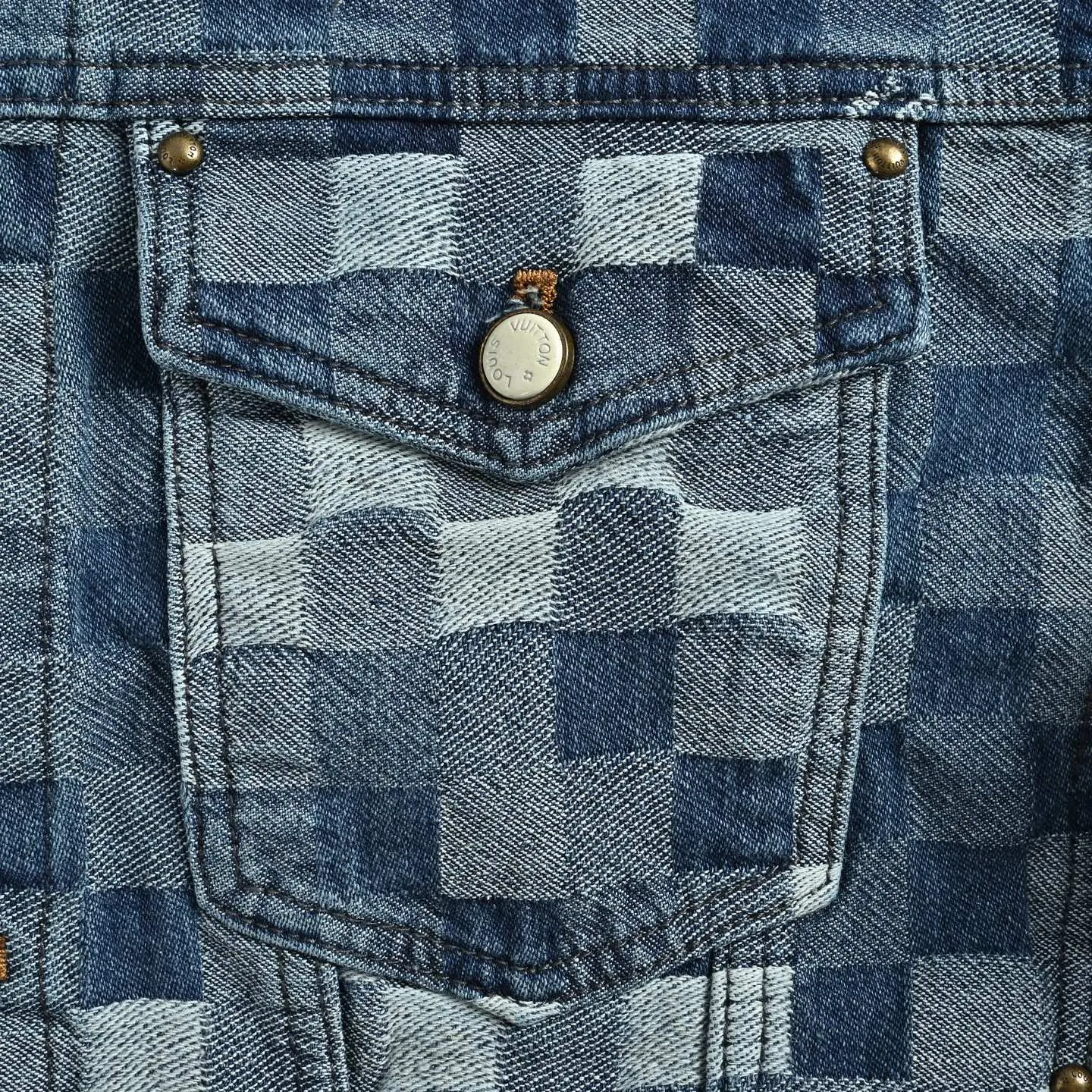 Louis Vuitton/Louis Vuitton mosaic denim jacket